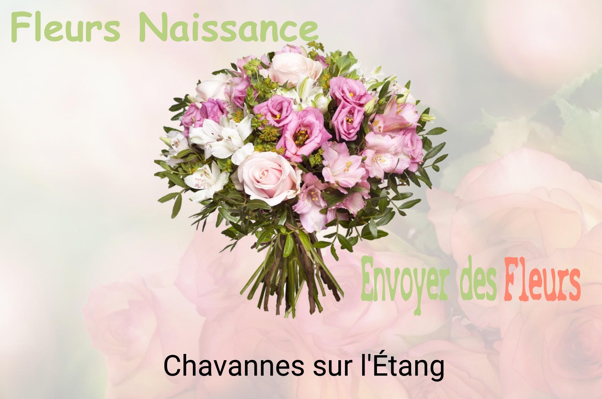 Bouquet de fleurs de naissance livré à Chavannes-sur-l'Étang