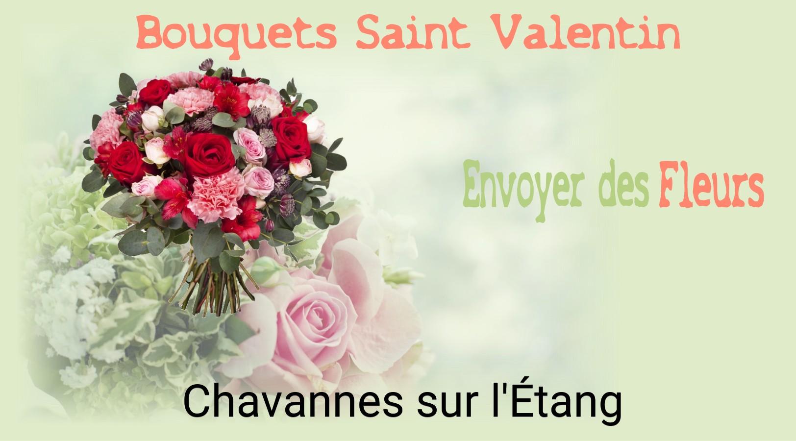 Roses de Saint-Valentin livrées à Chavannes-sur-l'Étang